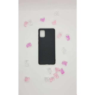 เคสสีดำ ลายเคฟล่า ซัมซุง เอ71 2020 ขนาดหน้าจอ 6.7นิ้ว Case Kevlar black in color for Samsung Galaxy A71 2020 (6.7")