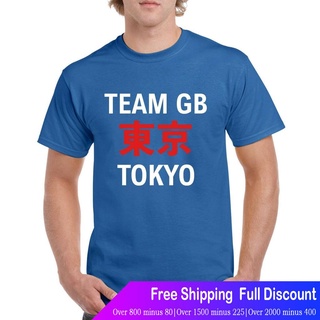 โตเกียวโอลิมปิก เสื้อยืดแขนสั้น Team Gb Tokyo Olympics Britain Tshirt Tee 2021 Men 2 Tee Tokyo Olympics Short sleeve T-s