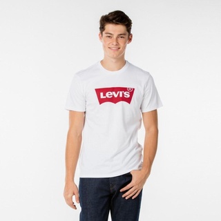 สไตล์ใหม่ เสื้อยืด Levis® ลาย Levis® Batwing Mens - CORE คอกลมสามารถปรับแต่งได้