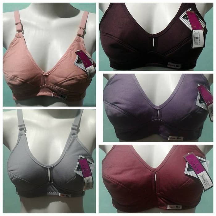 GUFFY SPORT BRA พร้อมโฟมไม่มีสายไฟขนาด 34 36 38 40 42 BH สําหรับผู้หญิงผู้ใหญ่