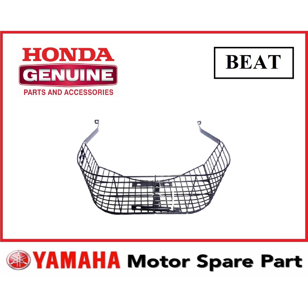 HONDA BEAT RAGA BESI WITH BRACKET & SCREW BASKET STEEL BIN TONG LETAK BARANG BEAT110 BEAT-110 BEAT 1