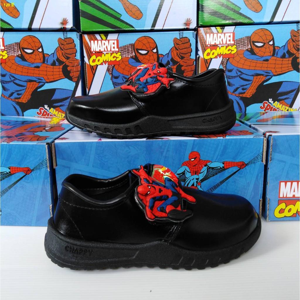 ♀∋♛New Spider-man By Chappy รองเท้านักเรียนชายมีไฟ ตัวใหม่ล่าสุด รุ่น (SM5-6)