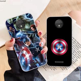 Motorola Moto C E4 G5 G5S G6 E5 E6 Z Z2 Play Plus M X4 Avengers pattern-2 Soft Silicon Case Cover