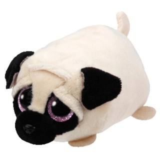 TY ตุ๊กตา ทีวาย Teeny Tys CANDY - tan pug dog tty