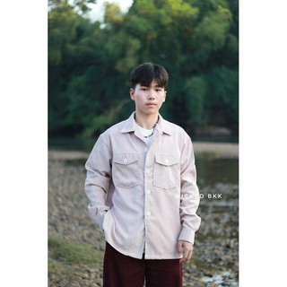 เสื้อแจ็กเก็ทลูกฟูกสีชมพู