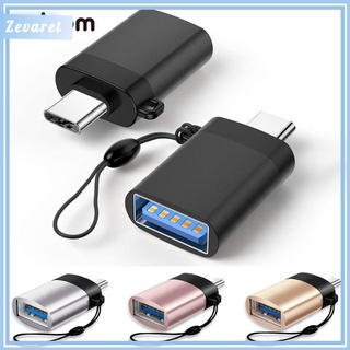 Zevaret Type c To Usb 3 . 0 Type - c อะแดปเตอร์สายเคเบิ้ล Otg สําหรับ Macbook Pro สําหรับ Samsung Xiaomi Huawei เครื่องอ่านแฟลชไดรฟ์