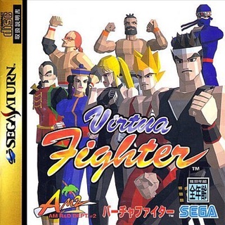 Sega Saturn - Virtua Fighter -   / พร้อม แผ่นสไปน์การ์ด ( OBI )