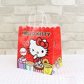 มาวินช้อป ขายปลีก ถุงกระดาษหูหิ้ว Hello Kitty L002 ห่อ25ชุด