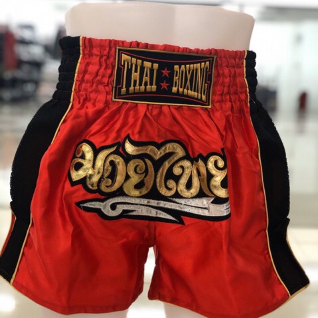 กางเกงมวยไทยรุ่นตาข่าย ของผู้ใหญ่#thai boxing