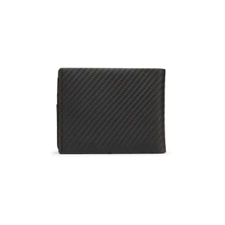 DAPPER กระเป๋าสตางค์ Carbon Fiber Billfold Wallet หนังแท้ สีดำ (BWM/BK/1103CB18)