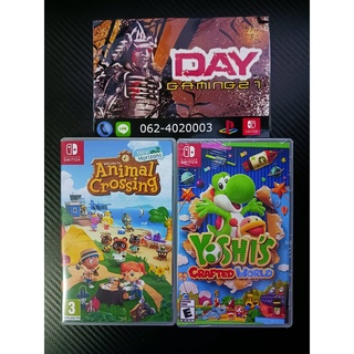 แผ่นเกมส์ Nintendo Switch **[Animal Crossing][Yoshis] ** สินค้ามือ &lt;1&gt;