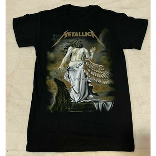 เสื้อยืดผ้าฝ้ายพิมพ์ลายแฟชั่น เสื้อยืดผ้าฝ้าย พิมพ์ลาย Metallica The Unforgiven Heavy Metal Rock Punk Alternative James