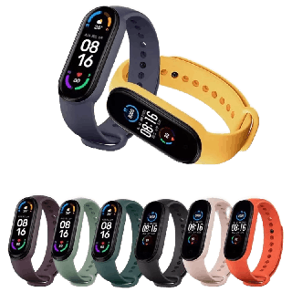 สาย xiaomi miband 5 miband 6 สาย miband5/6 สายเสริม mi band 5 พร้อมส่ง สายนิ่ม คุณภาพดี มี่แบน by umeshop