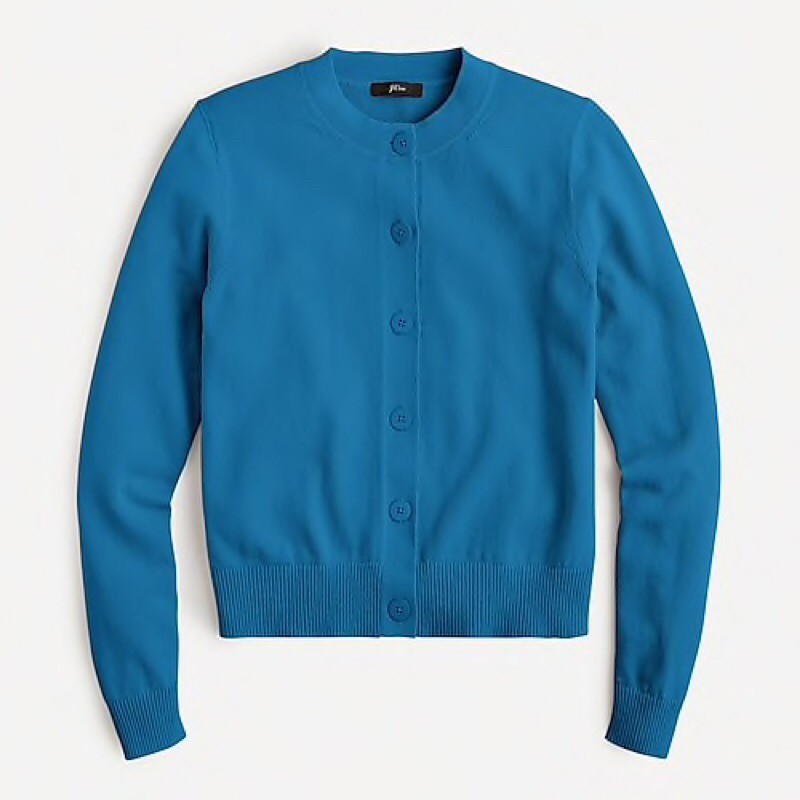 Jcrew xs เสื้อคลุมไหมพรมแบบบาง - สินค้าอเมริกา 100%