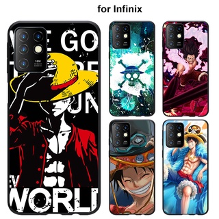 เคส Infinix Note 12 8 10 11 11S Zero X  X676C X676B X671 X671B PRO 4G นิ่ม ลายลูฟี่ สําหรับ