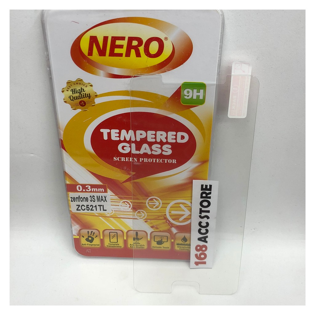 TEMPERED GLASS / ANTI-SCRATCH GLASS ASUS ZENFONE 3S MAX ZC521TL NERO