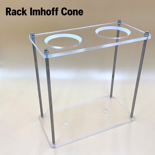 Rack Imhoff Cone ที่ตั้งอะคริลิค เสาแสตนเลส