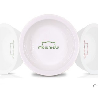 MewMew Ceramic bowl สำหรับโต๊ะไม้สีดำ-สีขาว / โต๊ะอะคริลิค มี 2 สีคะ