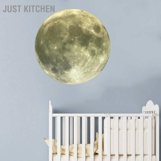 Just Kitchen Moon Wall Sticker Glowing Luminous PVC DIY Paper for Bedroom Decoration