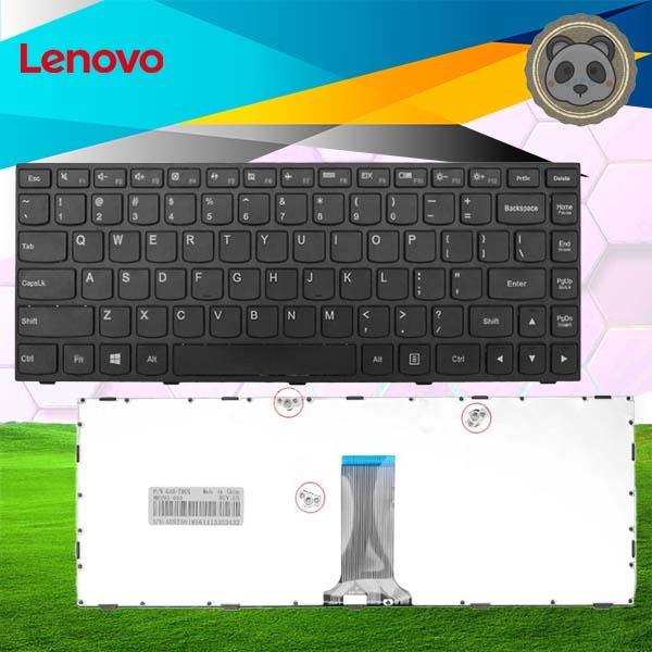 Lenovo G40-30 G40-45 G40-70 G40-75 G40-80 B40-30 B40-45 B40-70 คีย์บอร์ดสีดํา