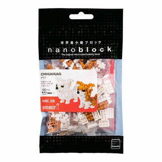 ของแท้จากญี่ปุ่น!!! Kawada NBC_259 Nanoblock Dog Breed Chihuahuas ตัวต่อนาโนบล็อคชีวาวา