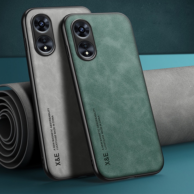 สําหรับ OPPO A97 A94 A95 A91A74 A53 A33 หรูหรากันกระแทกธุรกิจ Retro Soft Case Cover