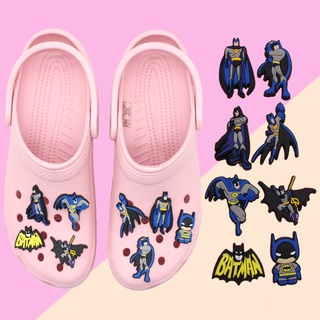 การ์ตูน Batman Jibbitz Avengers Jibbits สําหรับ Croc Pins Spiderman รองเท้า Charms Marvel Jibits Crocks สําหรับเด็ก รองเท้าอุปกรณ์เสริมตกแต่ง