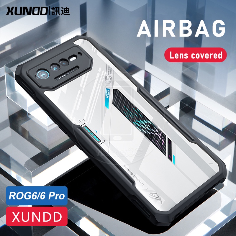 【XUNDD】ASUS Rog Phone 6 6D 5 ROG6 ROG5 Pro Ultimate เคสกันกระแทก ใส แข็ง อะคริลิค เคสโทรศัพท์ด้านหลัง