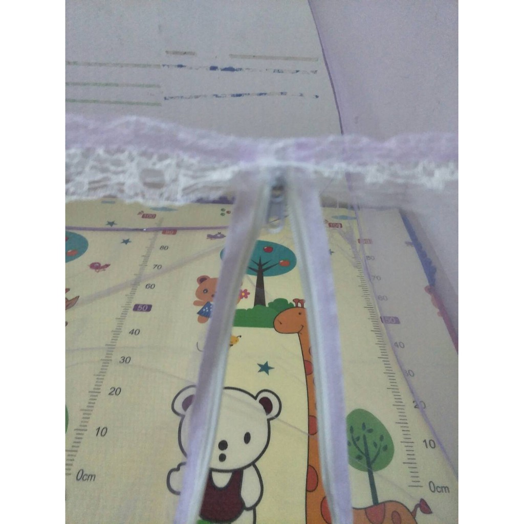 มุ้งกันยุง มุ้งเต้นท์สปริง มุ้งกันยุงแบบโดม มุ้งสปริง 5,6,7 ฟุต มุ้งเด็ก มุ้งผู้ใหญ่ มุ้งกางนอนอเนกประสงค์ มุ้งเต้นท์ - รูปที่ 6