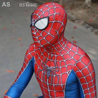 ชุดสไปเดอร์แมน เด็กและผู้ใหญ่ spiderman ชุดซุปเปอร์ฮีโร่ ชุดแฟนซีชุดรัดรูปฮาโลวีนสไปเดอร์แมนเหล็กชุดคอสสำหรับเด็กชุดฮีโร