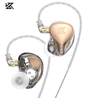 Kz ZEX Pro ชุดหูฟังไฮบริด อินเอียร์ แบบมีสาย โลหะ ตัดเสียงรบกวน สําหรับเล่นกีฬา