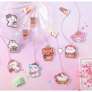 Bookmark ติ้งเหล็ก ที่คั่นหนังสือ ธีมคริสต์มาส การ์ตูนแมวกระ…