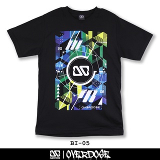 Overdose T-shirt เสื้อยืดคอกลม สีดำ รหัส BI-05(โอเวอโดส)