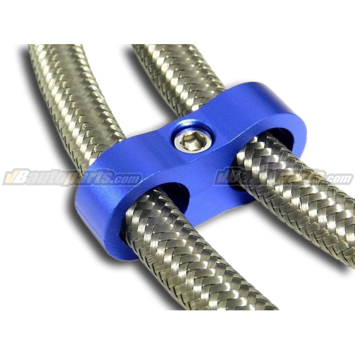 ล็อคสายน้ำมันขนาด AN4-AN10 (สี: Black/Blue) - รูปที่ 3