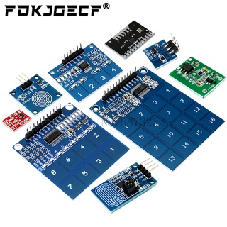 โมดูลสวิตช์สัมผัสดิจิทัล TTP223 TTP223B TTP224 TTP226 TTP229 1 4 8 16 ช่อง