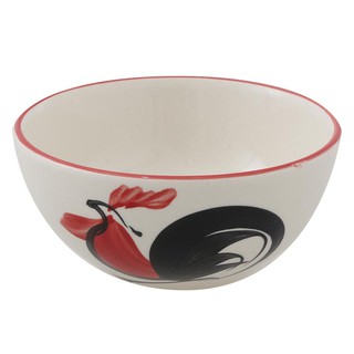 ✨นาทีทอง✨ ชามแบ่ง ขนาด 4 นิ้ว ลายไก่ชบา Round Bowl Chicken Pattern Size 4 IN