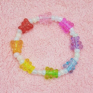 สร้อยข้อมือ กำไลลูกปัดหมีเจลลี่แบร์🧸Jelly Bear Bracelet