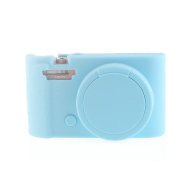 เคสซิลิโคนกล้อง SILICONE CASE FOR CASIO ZR3500/ZR5000 (BLUE) #1436