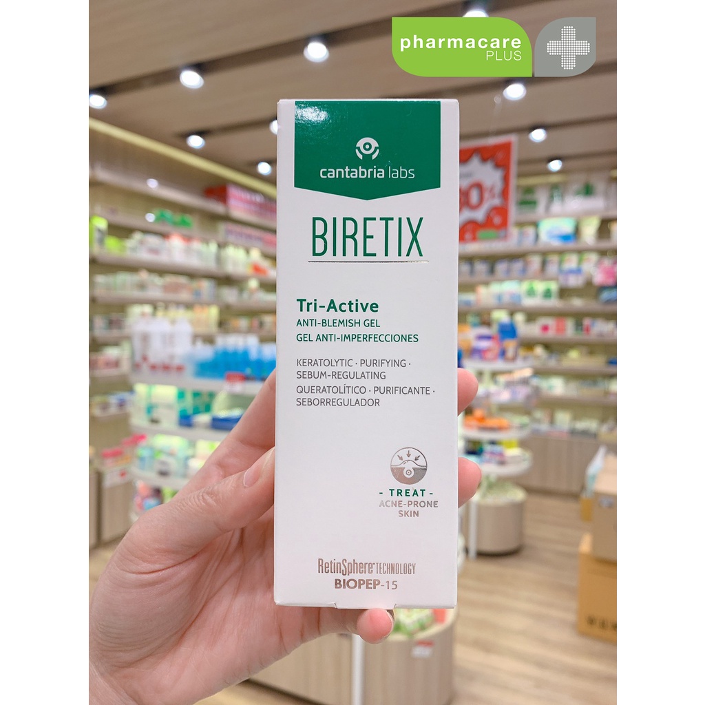 BIRETIX Tri Active 50 ml เจลแต้มสิว  !!Lotใหม่ล่าสุด!!