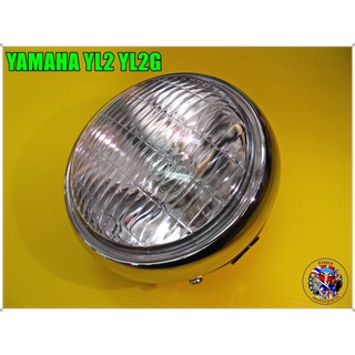 ไฟหน้า หลอดไฟ โคมไฟ จานฉาย ขั้วไฟ กระโหลก (ดำ) ไฟหน้า 1 ชุด YAMAHA YL2 YL2G Headlight Set Black