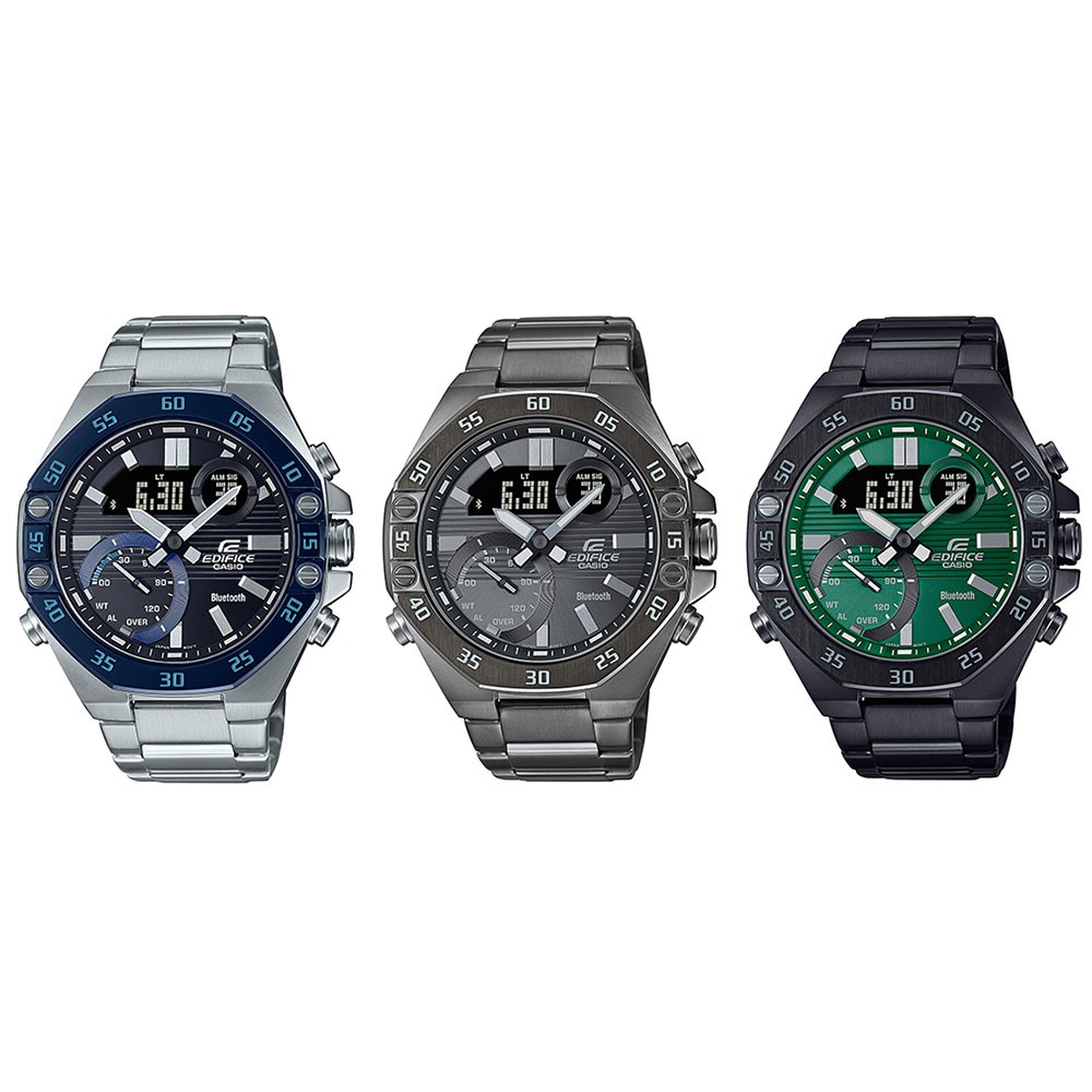 Casio Edifice นาฬิกาข้อมือผู้ชาย สายสแตนเลส รุ่น ECB-10,ECB-10DB,ECB-10DC ( ECB-10DB-1B,ECB-10DC-1B,