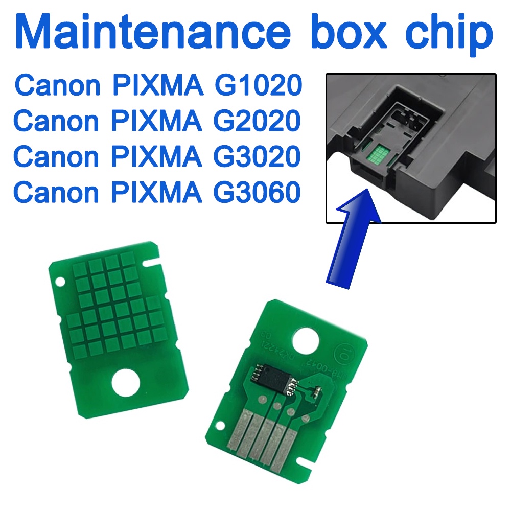 ชิป สำหรับ กล่องซับหมึก MC-G02 Maintenance box chip For Canon PIXMA G1020 / G2020 / G3020 / G3060 printer Waste ink.