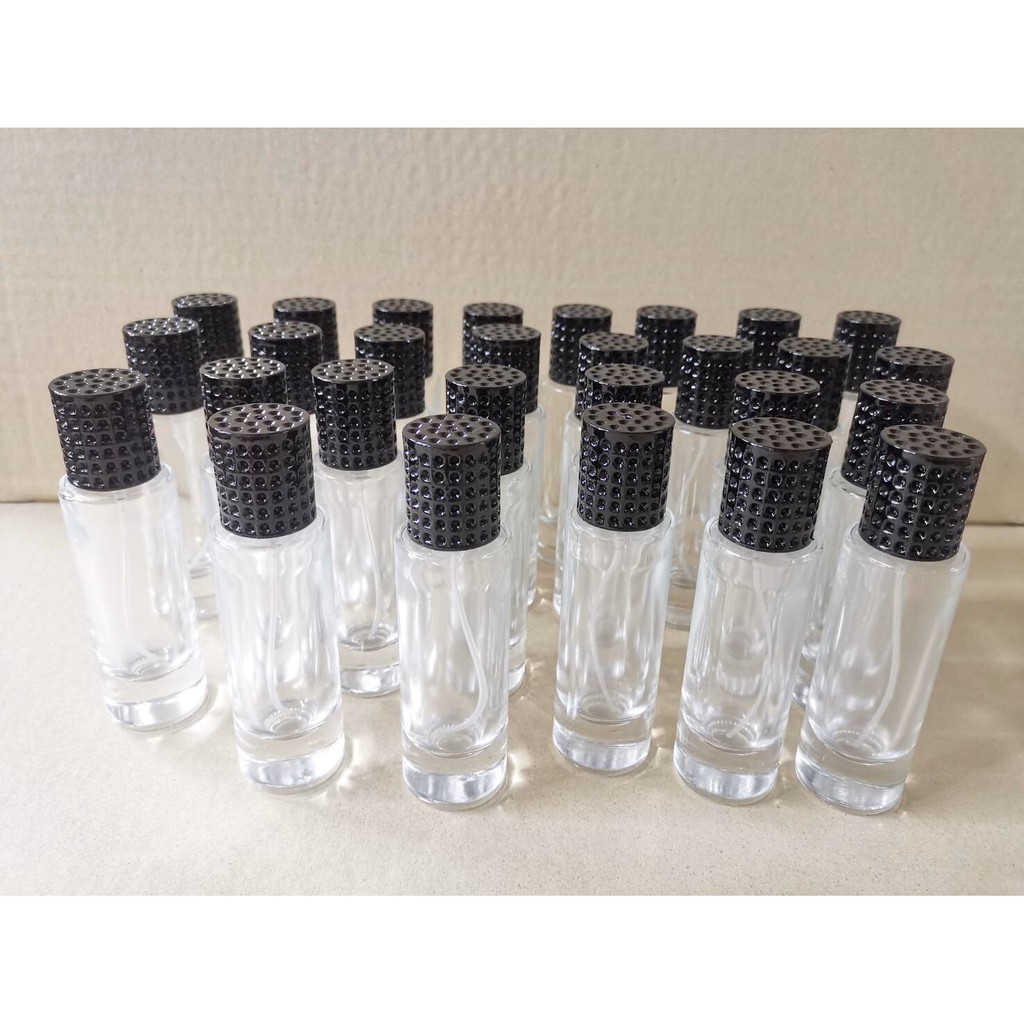 ขวดน้ำหอม valentino ใส 30 ml. ทรงกระบอก