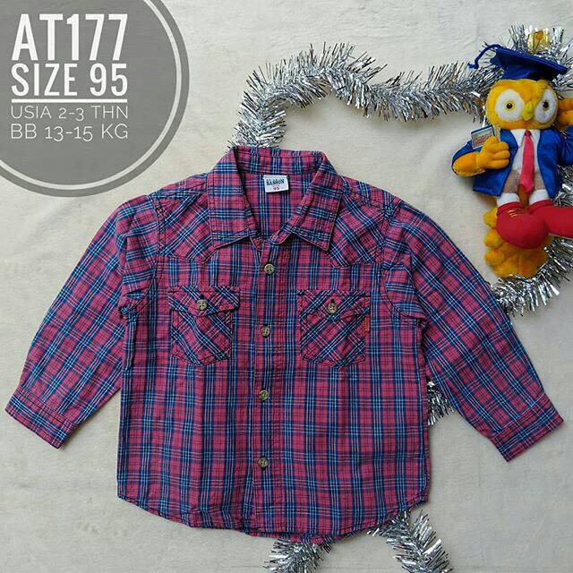 KEMEJA KATUN AT177 OO.LA SASSON Cotton Shirt