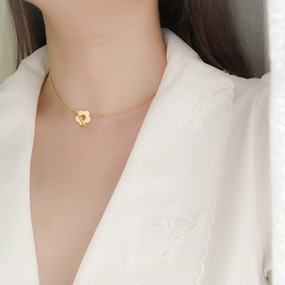 Daisy-OT-Chocker-necklace（มีสี้ทองและสี้เงิน)