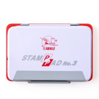 แท่นประทับ สีแดง ฟลามิงโก้ 3/Stamp Pad Red Flamingo 3