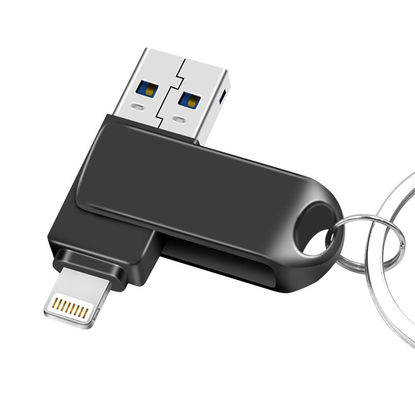 แฟลชไดรฟ์ 512GB Usb 2in1 Otg Pen Drive สําหรับ iPhone อุปกรณ์จัดเก็บข้อมูลภายนอก #6