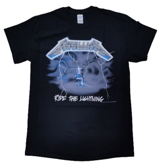 HH เสื้อยืดวง Metallica Ride The Lighthing 2007 เสื้อยืดคอกลม