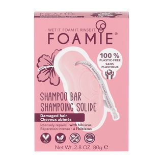 Foamie Shampoo Bar Damaged Hair with Hibiscus 80 g