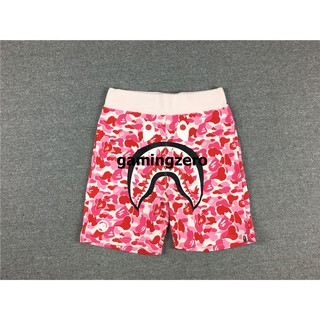 [พรีออเดอร์] BAPE ABC Shark Camo Pink Sweat Shorts